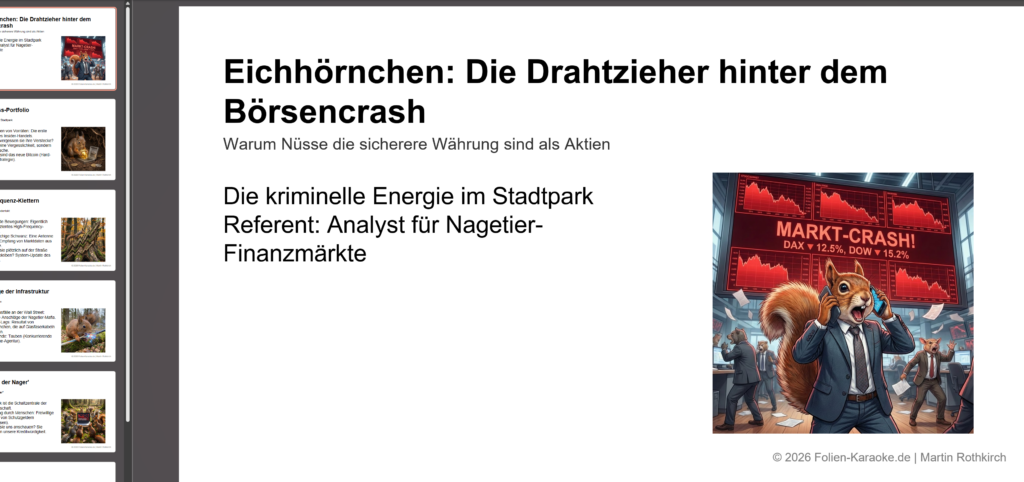 Eichhörnchen Präsentation